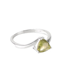 925 Silver Peridot Ring  Premium Gemstone Ring, Handcrafted Sterling Silver Jewelry for Women, Perfect Gift