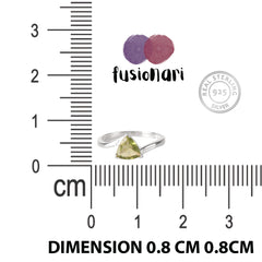 925 Silver Peridot Ring  Premium Gemstone Ring, Handcrafted Sterling Silver Jewelry for Women, Perfect Gift