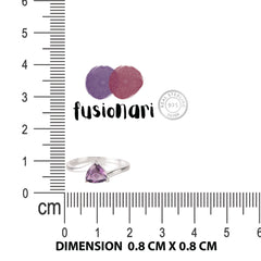 925 Silver Amethyst Ring  Purple Crystal Gemstone Sterling Silver Jewelry, Handcrafted Luxury Women’s Ring for Special Occasions