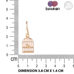 Fusionari 925 Sterling Silver Gold Plated Earrings for Women | Handcrafted Designer Jewelry | Classic and Stylish Design |