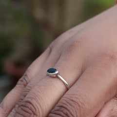 925 Sterling Silver Black Onyx Ring for Women | Elegant Protective Gemstone Jewelry | Daily & Office Wear