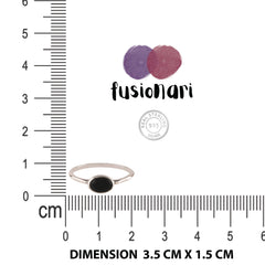 925 Sterling Silver Black Onyx Ring for Women | Elegant Protective Gemstone Jewelry | Daily & Office Wear