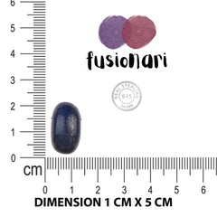 925 Sterling Silver Lapis Pendant with Chain | Handcrafted Blue Gemstone Jewelry | Royal & Artistic Design