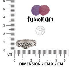 925 Sterling Silver OM Ring  Minimalist Handcrafted Jewelry, Everyday Wearing, Timeless Women’s Silver Ring, Perfect Gift