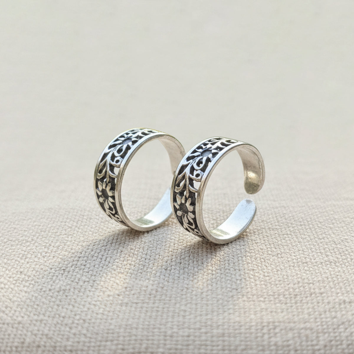 Fusionari 925 Sterling Silver Adjustable Toe Ring  Elegant Handcrafted Silver Jewelry, Minimalist Design, Comfortable Daily Wear, Gift for Her