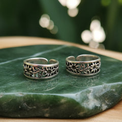 Fusionari 925 Sterling Silver Adjustable Toe Ring  Elegant Handcrafted Silver Jewelry, Minimalist Design, Comfortable Daily Wear, Gift for Her