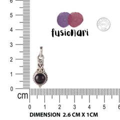 Fusionari 925 Sterling Silver Amethyst Pendant with Chain for Women |  Necklace | Party Wear Jewellery | Designer Wedding Pendant Set | Elegant Gift for Her | Fashion Necklace Women