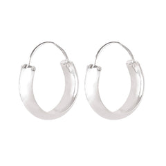 Fusionari 925 Sterling Silver Bali Earrings for Women | Handcrafted Silver Jewelry Gift | Luxury Earrings