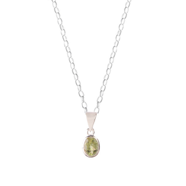 Fusionari 925 Sterling Silver Peridot Pendant with Chain for Women |  Necklace | Party Wear Jewellery | Designer Wedding Pendant Set | Elegant Gift for Her | Fashion Necklace Women