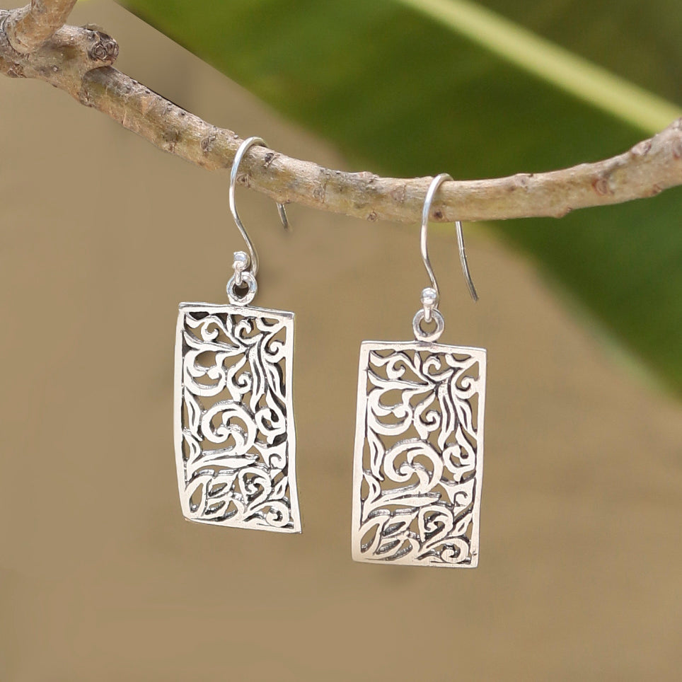 925 Sterling Silver Earrings for Women | Classic White Finish | Handmade Jewelry Gift