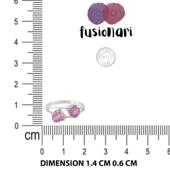 925 Silver Amethyst Ring for Women | Purple Healing Crystal Jewelry | Meditation & Party Wear