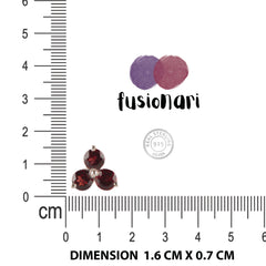 925 Sterling Silver Garnet Earrings for Women | Deep Red Gemstone Jewelry | Birthstone Gift & Party Wear