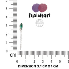 925 Sterling Silver Emerald Earrings for Women | Luxurious Green Gemstone Jewelry | Festive & Bridal Wear