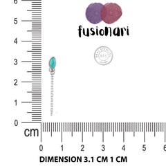 925 Sterling Silver Turquoise Earrings for Women | Boho Blue Gemstone Jewelry | Travel & Casual Style