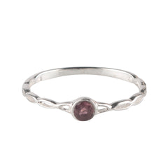 925 Silver Garnet Ring for Women | Classic Designer Red Gemstone Jewelry | Stylish Party Wear