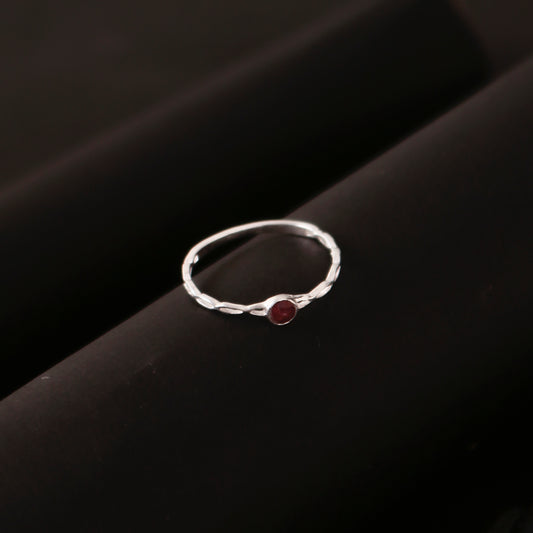 925 Silver Ruby Ring for Women | Red Gemstone Luxury Jewelry | Bridal & Anniversary Gift