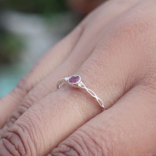 925 Silver Garnet Ring for Women | Classic Designer Red Gemstone Jewelry | Stylish Party Wear