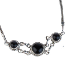 925 Sterling Silver Black Onyx Bracelet for Women |  Gemstone Bracelet | Handmade Silver Jewelry | Elegant Daily Wear Gift
