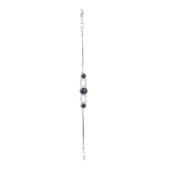 925 Sterling Silver Black Onyx Bracelet for Women |  Gemstone Bracelet | Handmade Silver Jewelry | Elegant Daily Wear Gift