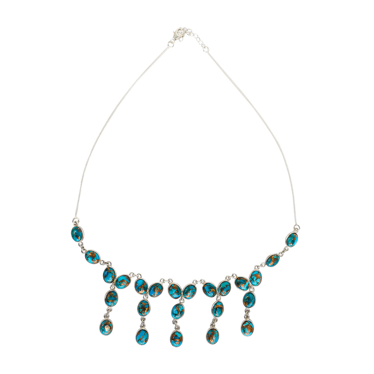 925 Sterling Silver Turquoise Necklace - Perfect Gift For Women