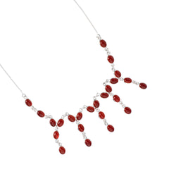 925 Sterling Silver Carnelian Necklace - Perfect Gift For Women