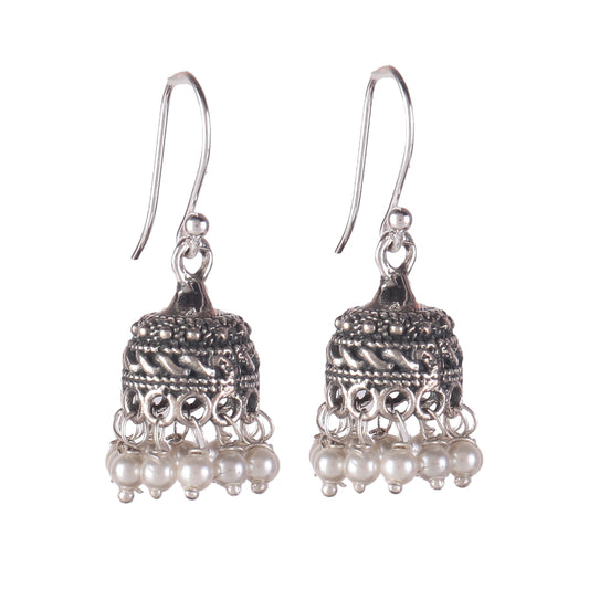 925 Sterling Silver Pearl Earrings for Women | Fastive Silver Jewelry | Handcrafted Elegant Gift