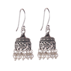 925 Sterling Silver Pearl Earrings for Women | Fastive Silver Jewelry | Handcrafted Elegant Gift