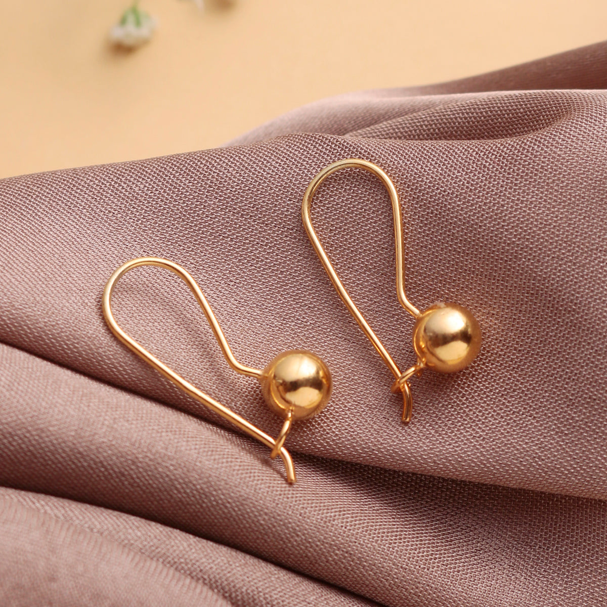 925 Sterling Silver Gold Plated  Earrings for Women | Elegant Minimalist Style for Daily Use