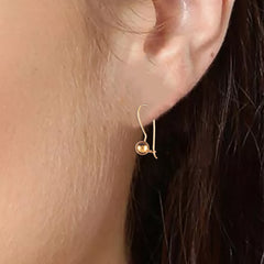 925 Sterling Silver Gold Plated  Earrings for Women | Elegant Minimalist Style for Daily Use