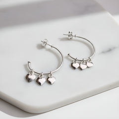 Fusionari 925 Sterling Silver Earrings for Women | Handmade Minimalist Jewelry | Elegant Timeless Design | Size 2.1x1.5 cm | One Pair
