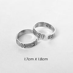 Fusionari 925 Sterling Silver Toe Ring for Women | Adjustable Handmade Jewelry | Classic, Durable & Comfortable Fit