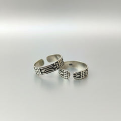 Fusionari 925 Sterling Silver Toe Ring for Women | Adjustable Handmade Jewelry | Classic, Durable & Comfortable Fit
