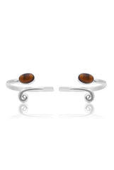 925 Sterling Silver Tiger EyeLapis Toe Rings