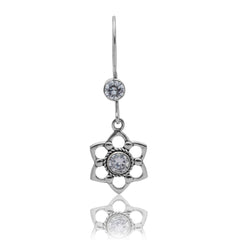 925 Sterling Silver AD Zircon Earrings for Women | Authentic Silver Jewelry | Handcrafted Elegant Gift