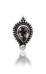 925 Sterling Silver Citrine Earrings for Women | Authentic Silver Jewelry | Handcrafted Elegant Gift