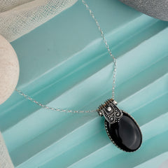 925 Silver Timeless Elegance: Handcrafted Luxury Silver Jewelry – Black Onyx Pendants, Stunning Earrings, and Statement Rings