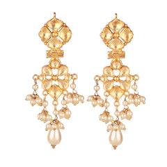 925 Sterling Silver Gold Plated Multistone Earrings for Women | Designer Handmade Jewelry | Vibrant Party Wear|| (Copy)