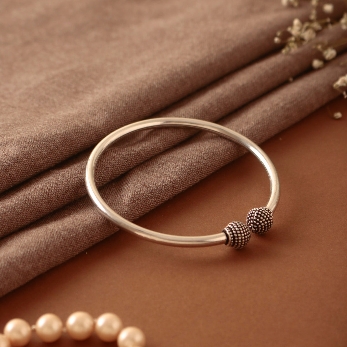 925 Sterling Silver Bangle for Women | Minimal Elegant Bracelet | Luxury Daily Wear Jewelry