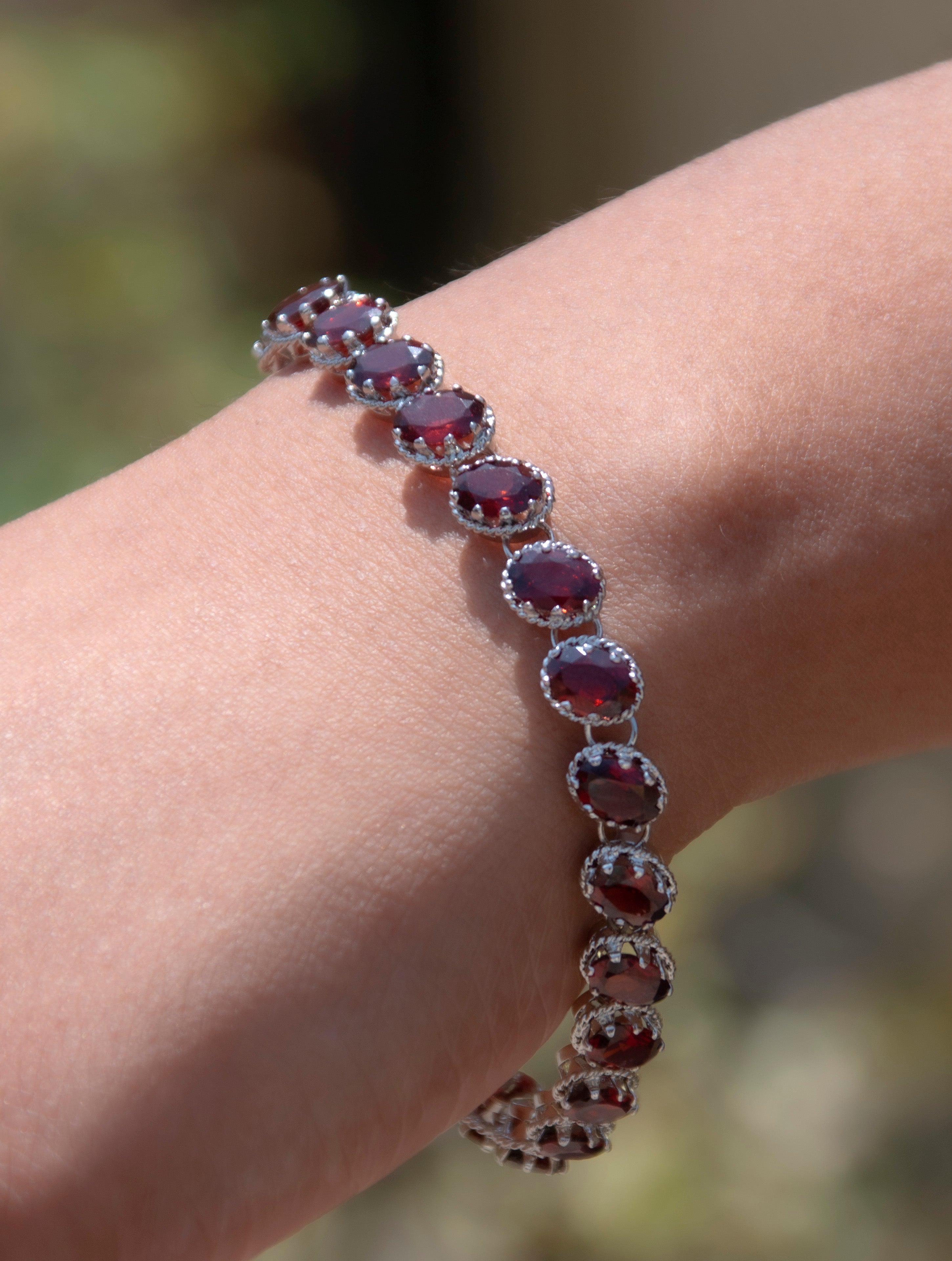 Garnet Bracelet