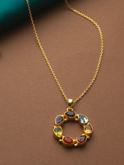 Gold Plated Chakra Pendant