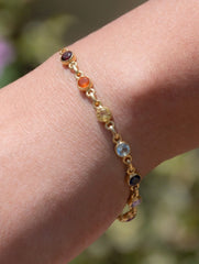 Gold Plated Chakra Bracelet