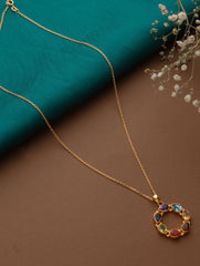 Gold Plated Chakra Pendant