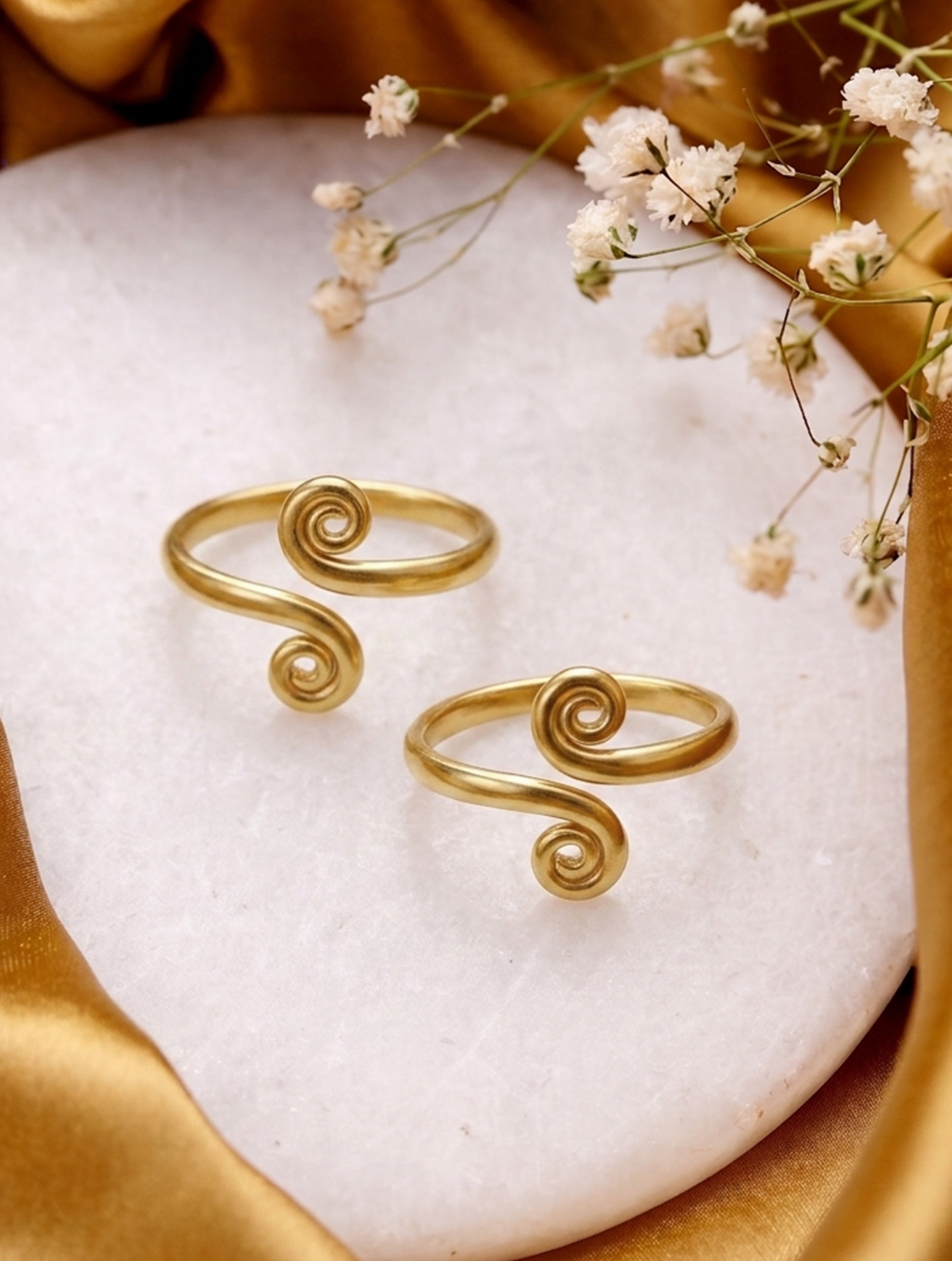 Gold Plated Toe Ring