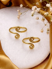 Gold Plated Toe Ring