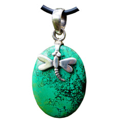Malachite Silver Pendant