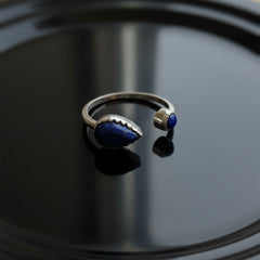 925 Silver Lapis Sterling Silver Ring – Deep Blue Gemstone Jewelry, Handcrafted Royal Design, Elegant Women’s Ring, Perfect Gift