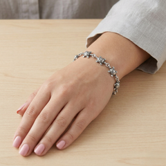925 Sterling Silver turtle  Bracelet for Women | Classic Plain Silver Bracelet | Minimal Elegant Daily Wear Jewelry | Handmade Gift for Women