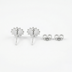 925 Sterling Silver Stud Earrings for Women | Classic Minimal Silver Earrings | Lightweight Daily Wear Jewelry Gift