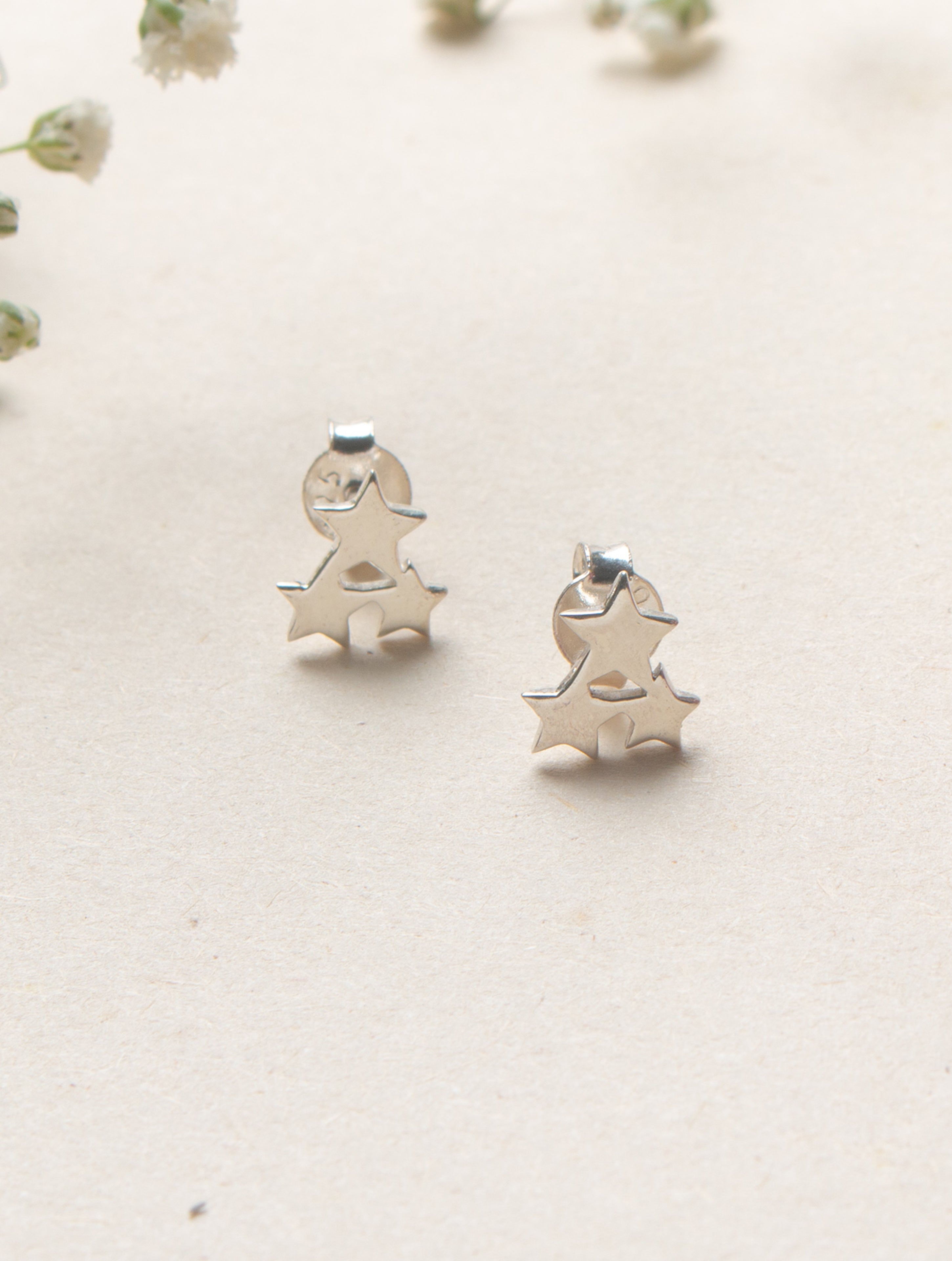 Silver Eartops 