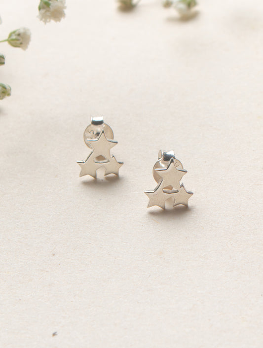 Silver Eartops 